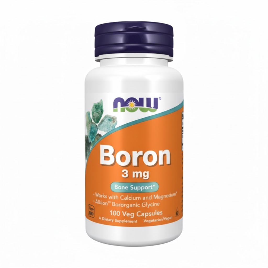 Boron 3mg 100 Capsulas Veganas - NOW