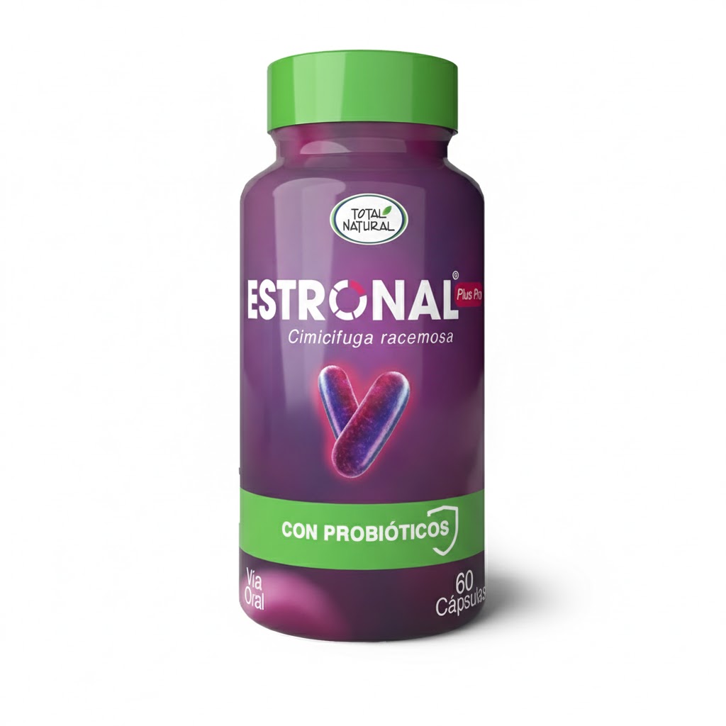 Estronal Plus con Probioticos 60 Capsulas - Total Natural