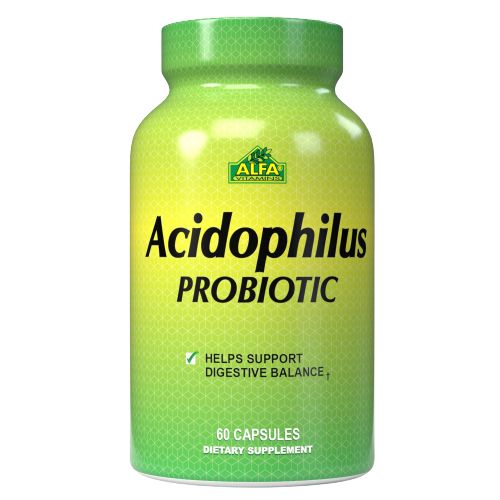 Acidophilus Probiotic 60 Capsulas - ALFA VITAMINS