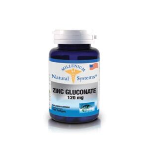 Zinc Gluconate 120mg 100 Softgels - Millenium Natural Systems