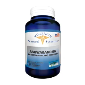 Ashwagandha 912.5mg 60 Softgels - Millenium Natural Systems