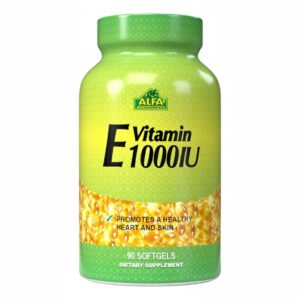 Vitamina E 1000IU 90 Softgels - ALFA VITAMINS