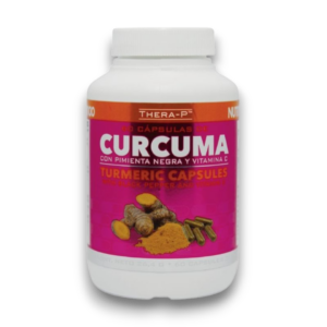 Curcuma con Pimienta Negra y Vitamina C 60 Cápsulas - THERA-P