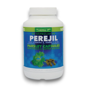 Perejil con Vitamina C, Cobre y Zinc 60 Cápsulas - THERA-P