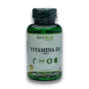 Vitamina D3 2400 UI 60 Cápsulas - BestLife Healthy Solutions